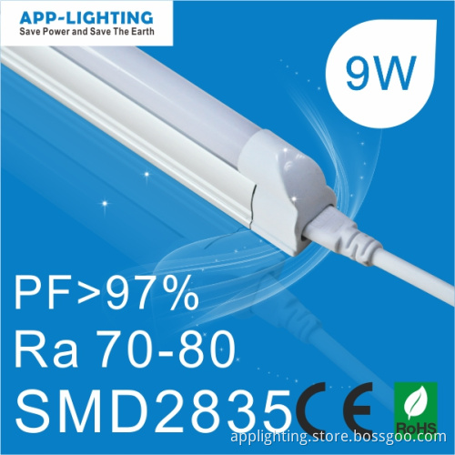 SMD2835 600mm 9W T5 LED Tube Light with CE RoHS UL
